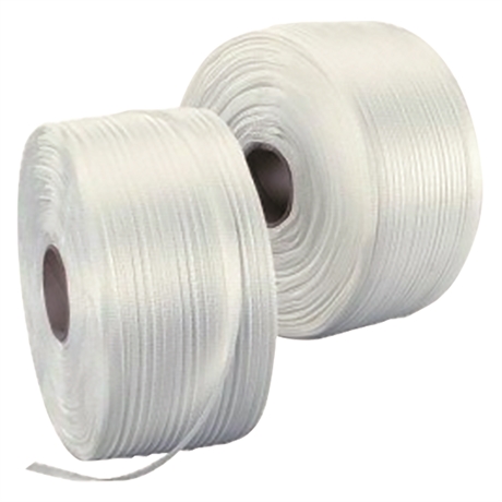 80AT - Corded polyester 25 mm strapping 1000 kg - sold by 2 rolls